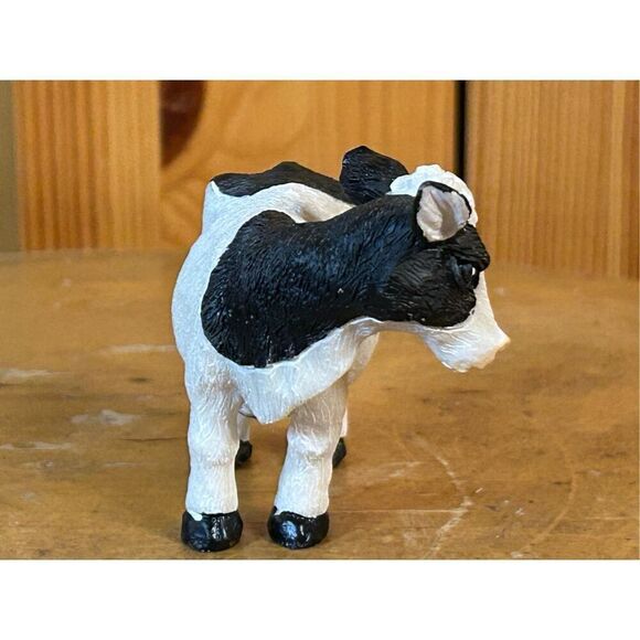 Spotted Friesian Cow Figure 2.5" X 2.5”  (8175) - Picture 4 of 6